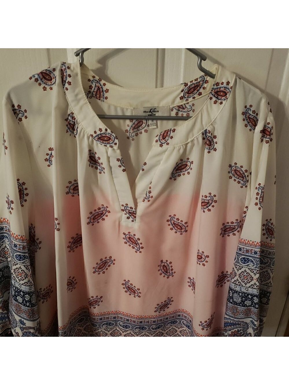 Moa Moa 3/4 Sleeve Top Bright & Light